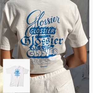 Glossier Logo Tee & Body Butter Crème de You